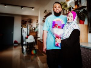 muslim couple celebrating anniversary in Malaysia